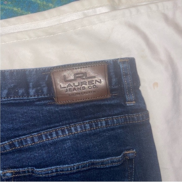 LAUREN RALPH LAUREN Women's DARK WASH  Jeans 12 - Picture 3 of 4